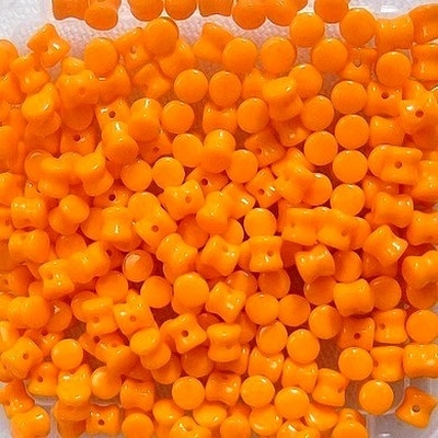 250 Stück - Pellet orange opak